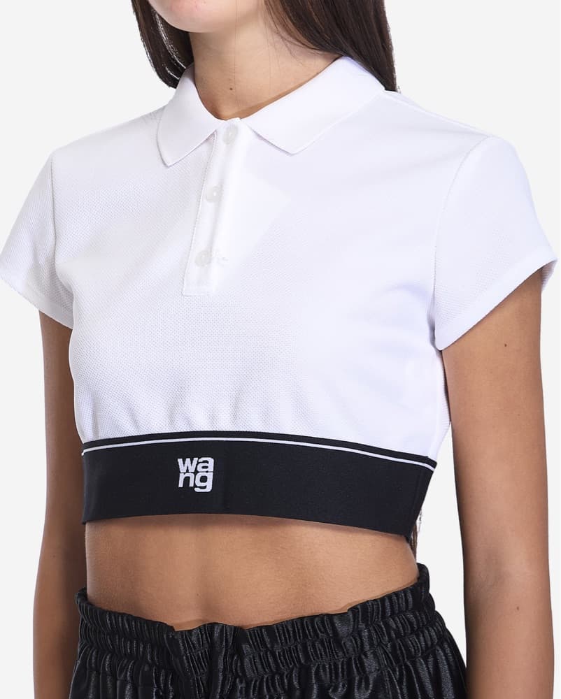 Alexander Wang Cropped Polo - Image 3