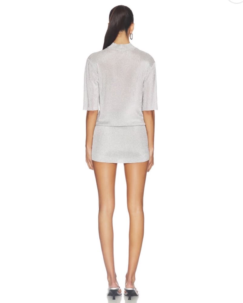 SEROYA Rae Metallic Dress - Image 3