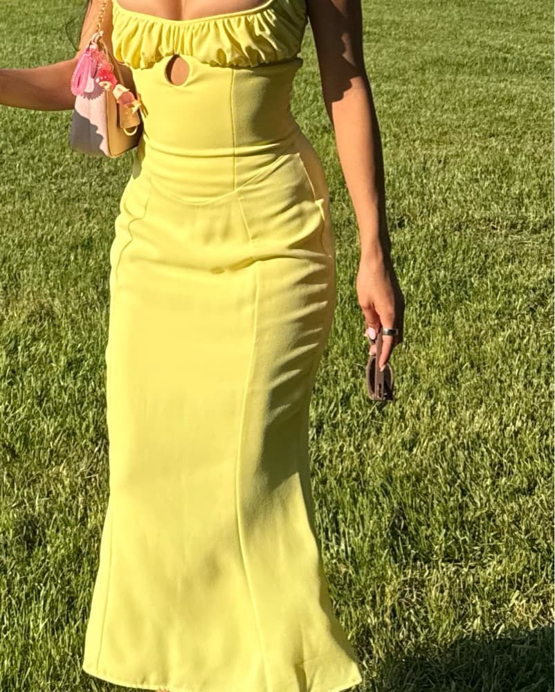 House of CB Yellow Midi Dress - Image 2