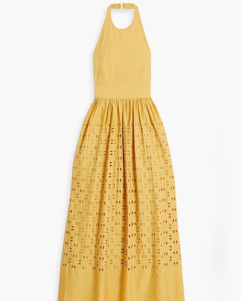 ALC Blair Broderie Halter Dress - Image 1