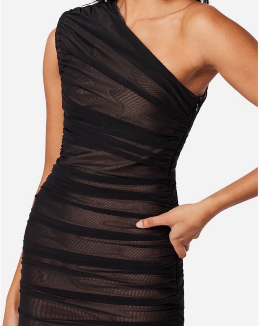 Elliatt Vienna Ruched One Shoulder Gown - Image 4