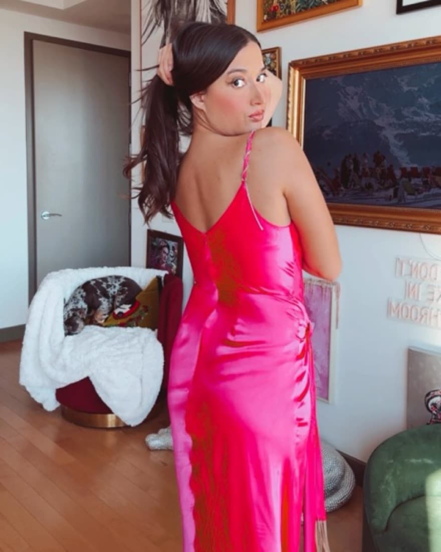 Cinq A Sept Pink Bow Dress - Image 4