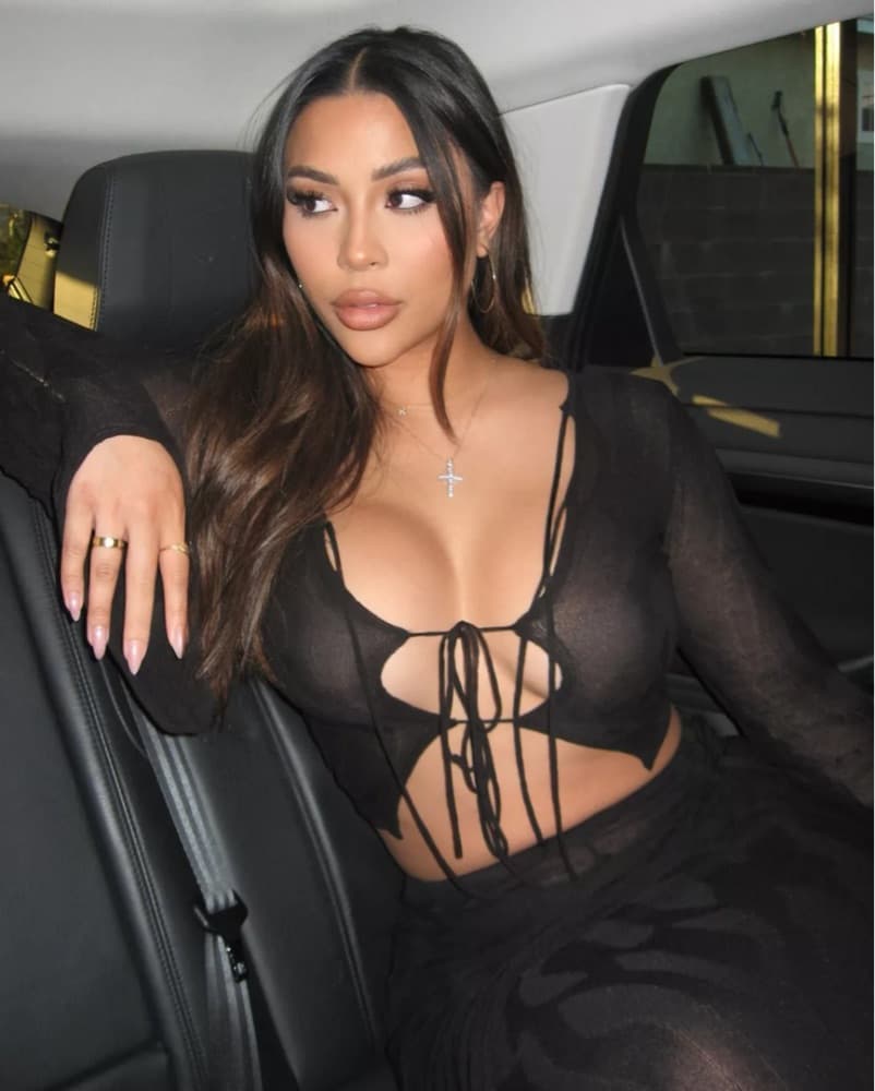 Alluring Sheer Cutout Dress - Image 5
