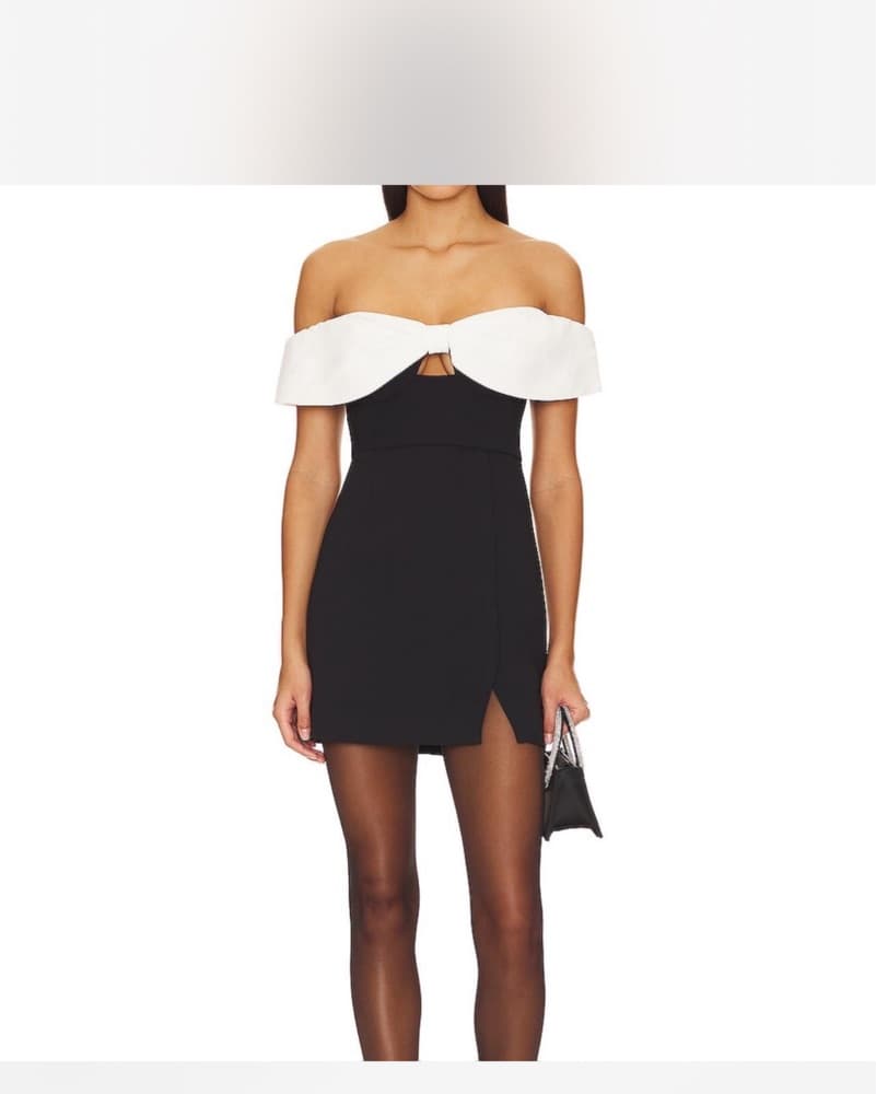 Self Portrait Black And White Dress  - Image 1