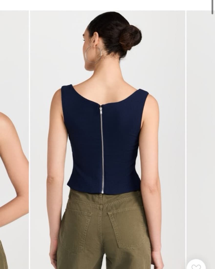 Imogene Corset in navy - Image 3