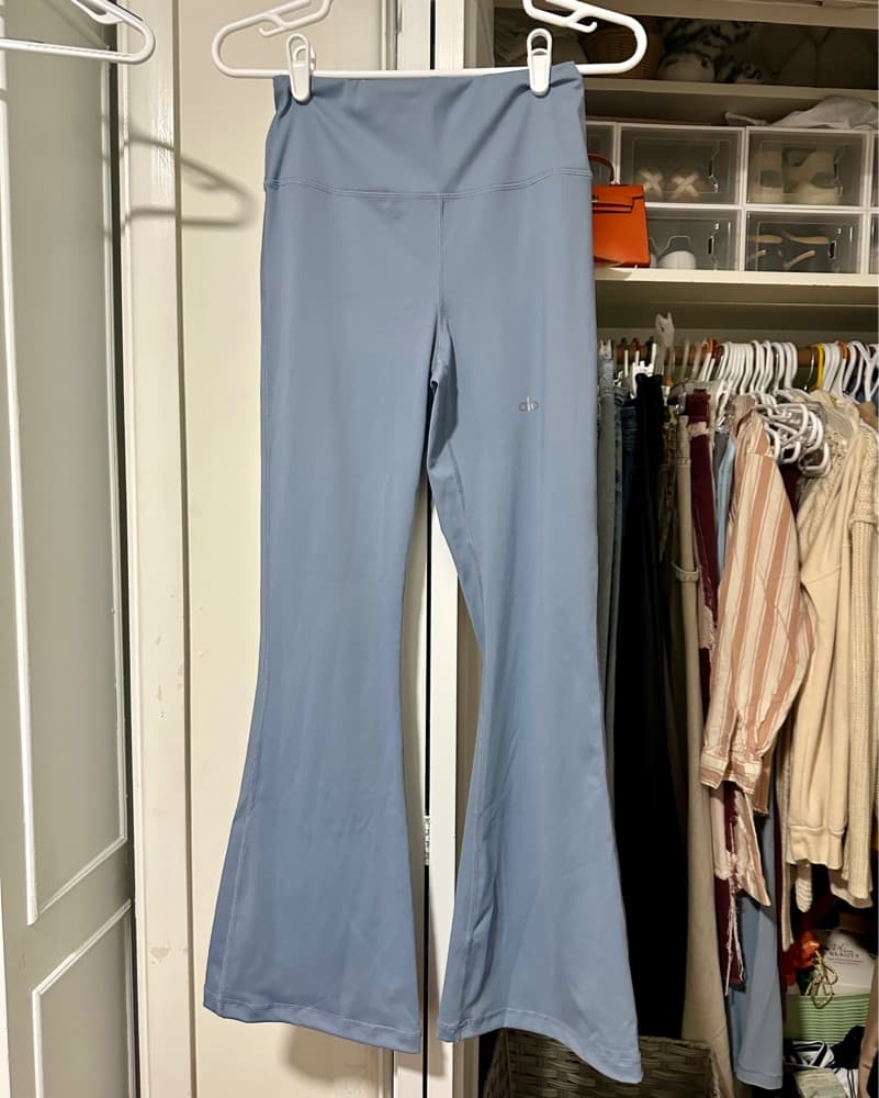 2 Alo High-Waisted Flared Yoga Pants - Image 3