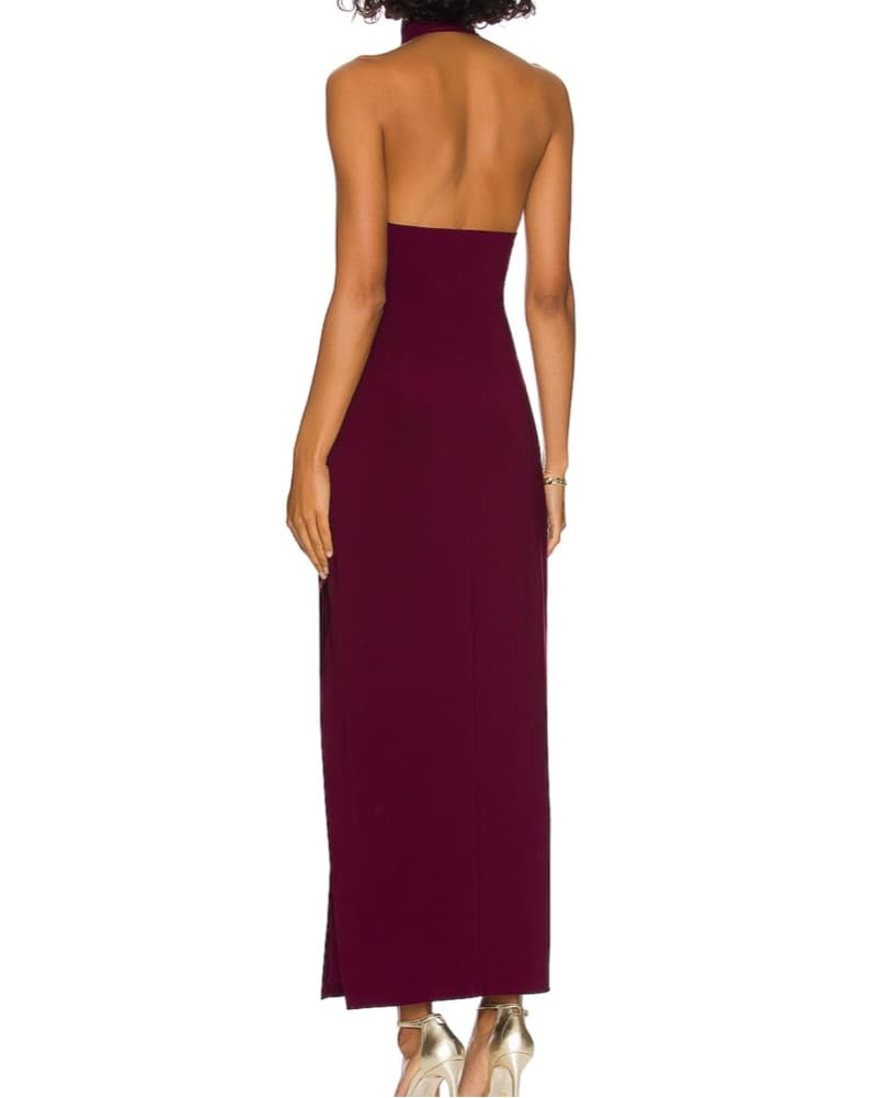 Norma Kamali X Revolve Halter Dress - Image 2