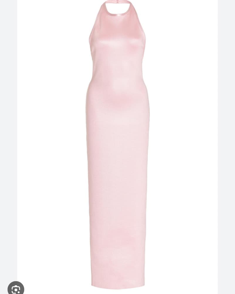 Alexander Wang Pink Halter Dress - Image 3