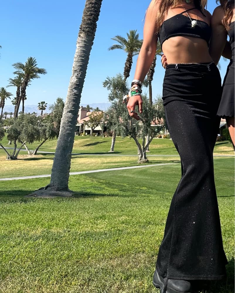 VTG Two piece Black Sparkle Set  - Image 1