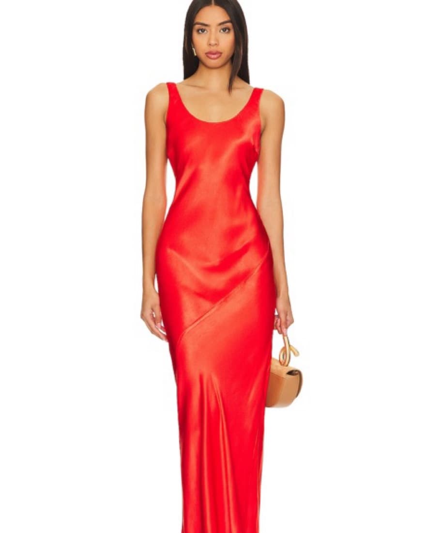 Red Line & Dot Dress - Image 2
