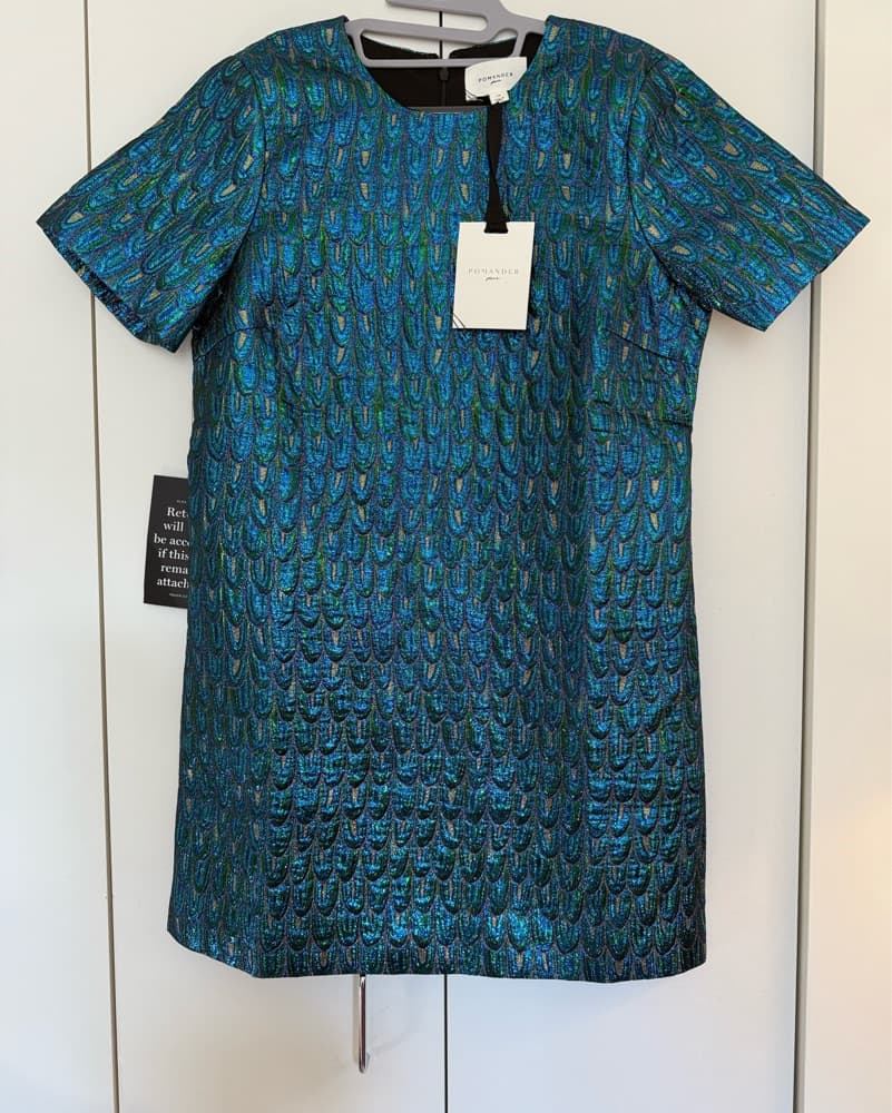 Pomander Place Peacock Party Dress - Image 1