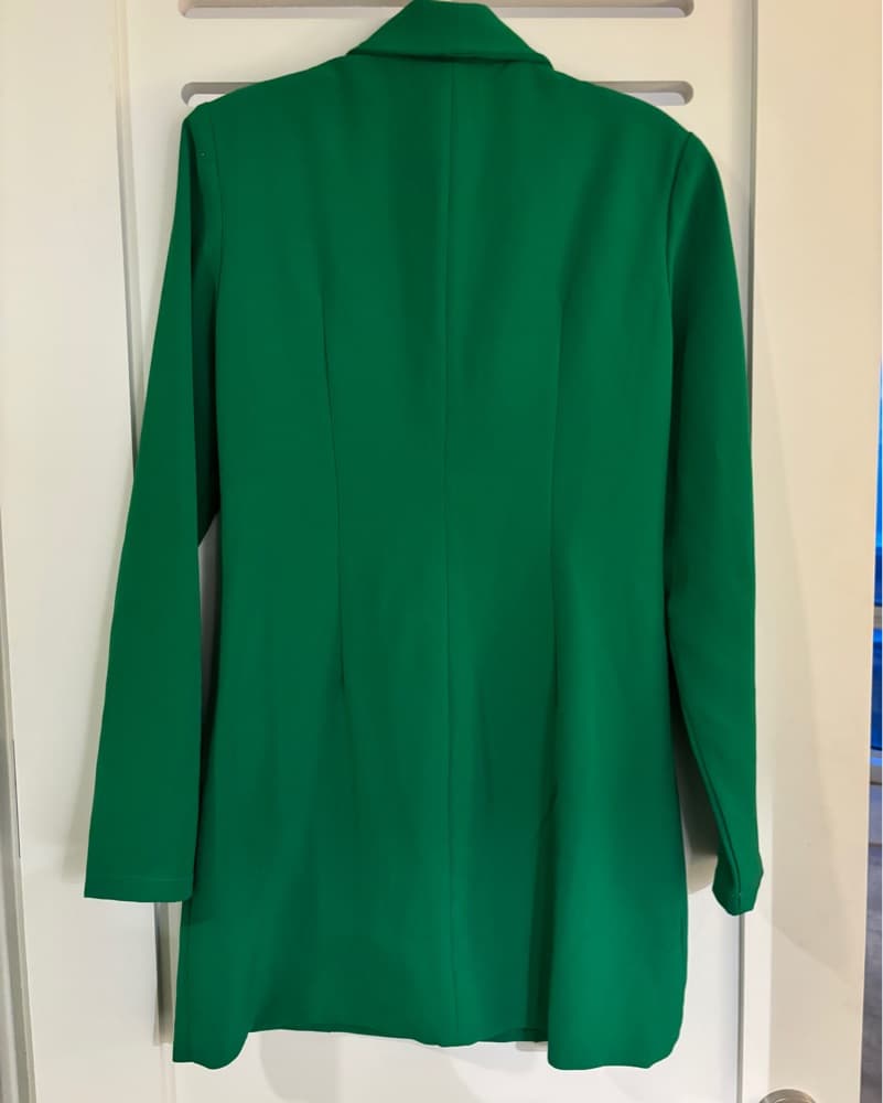 Area Stars Green Long Sleeve Mini Dress - Image 4