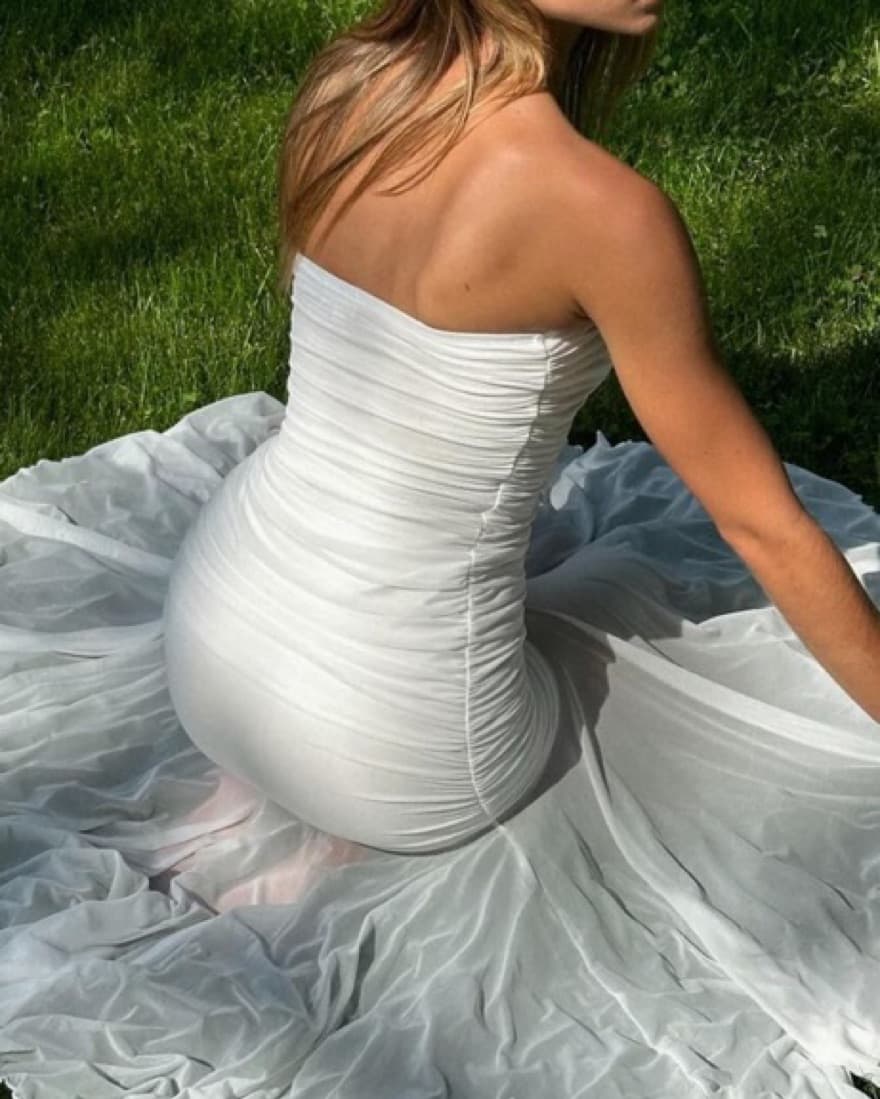 White midi dress - Image 4