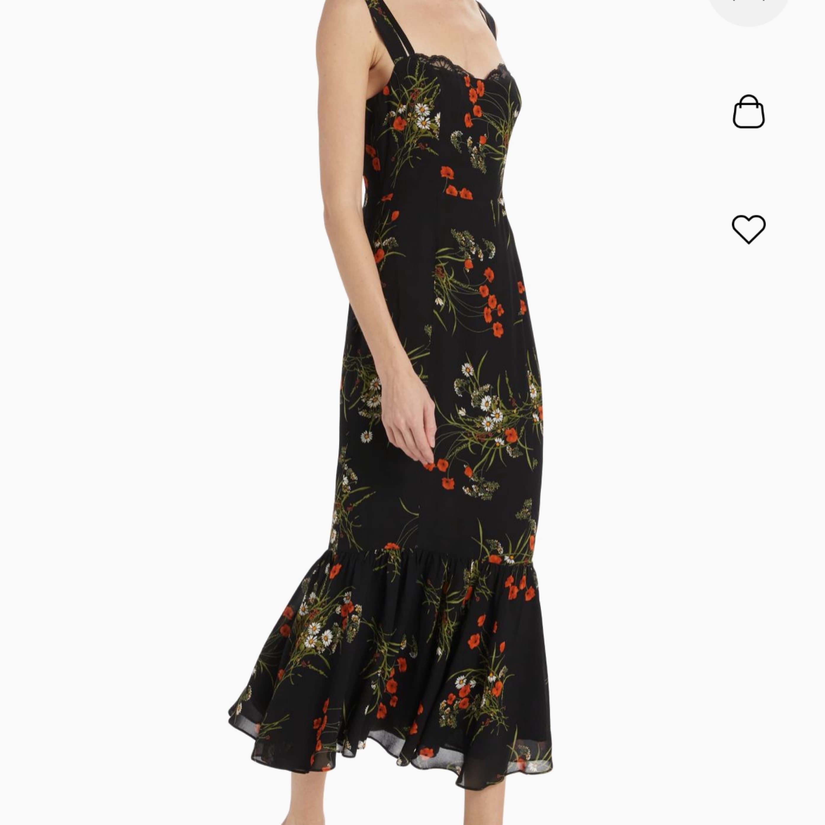 Reformation Irisa Floral Midi Dress - Image 4