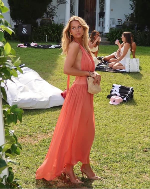Arcina Ori Orange Serena Dress - Image 5