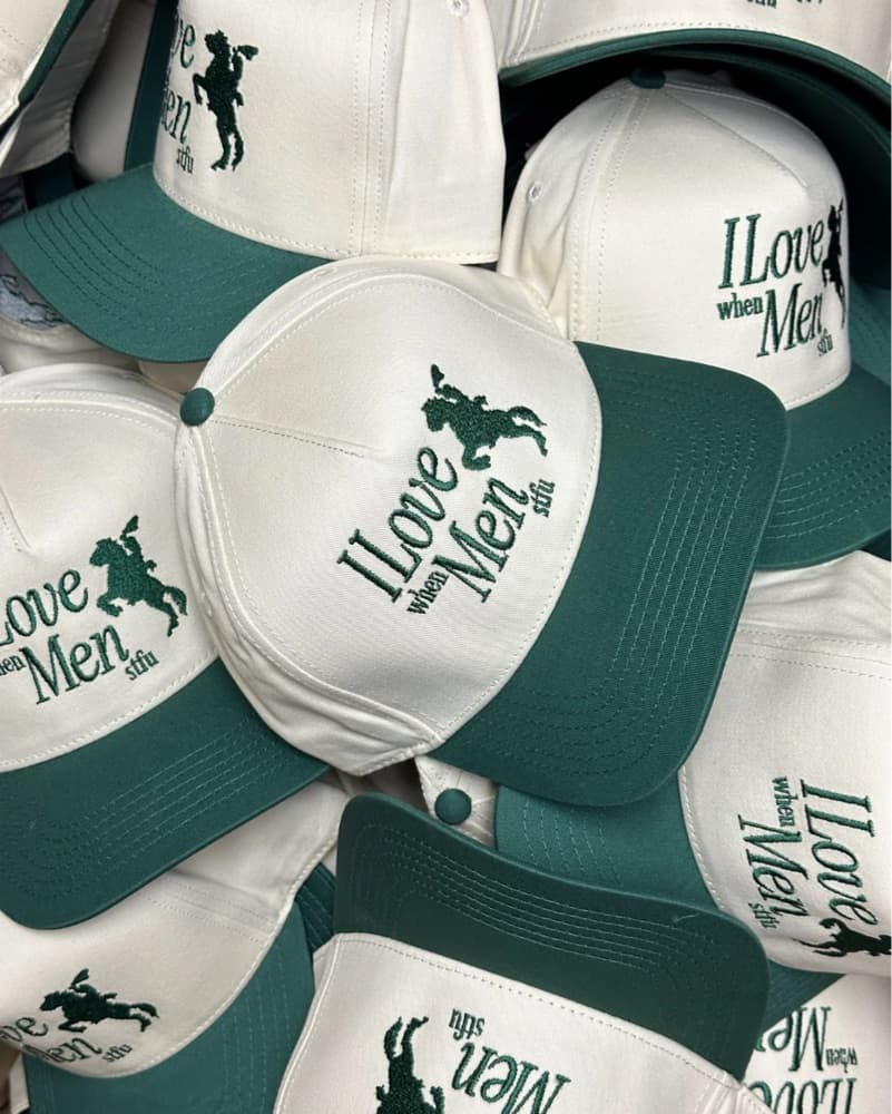 I Love When Men STFU Trucker Hat - Image 2