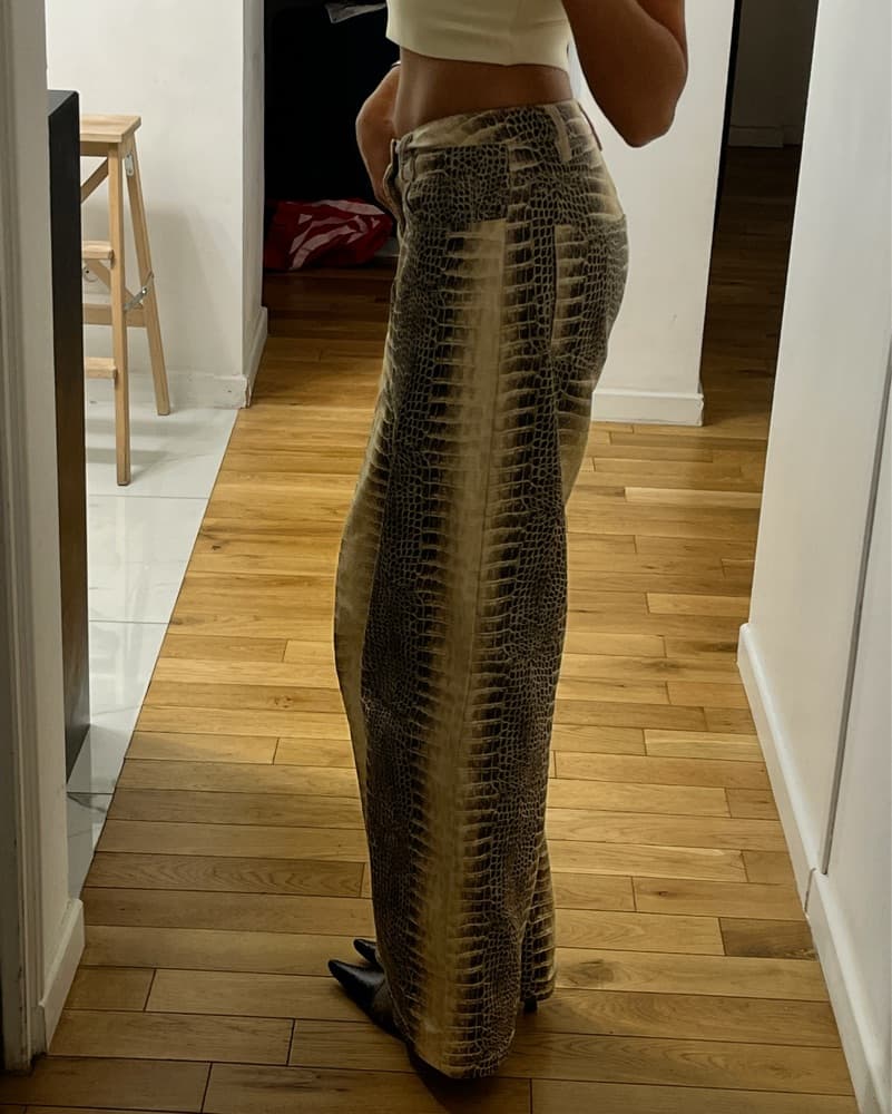PLT Snakeskin Pants  - Image 1