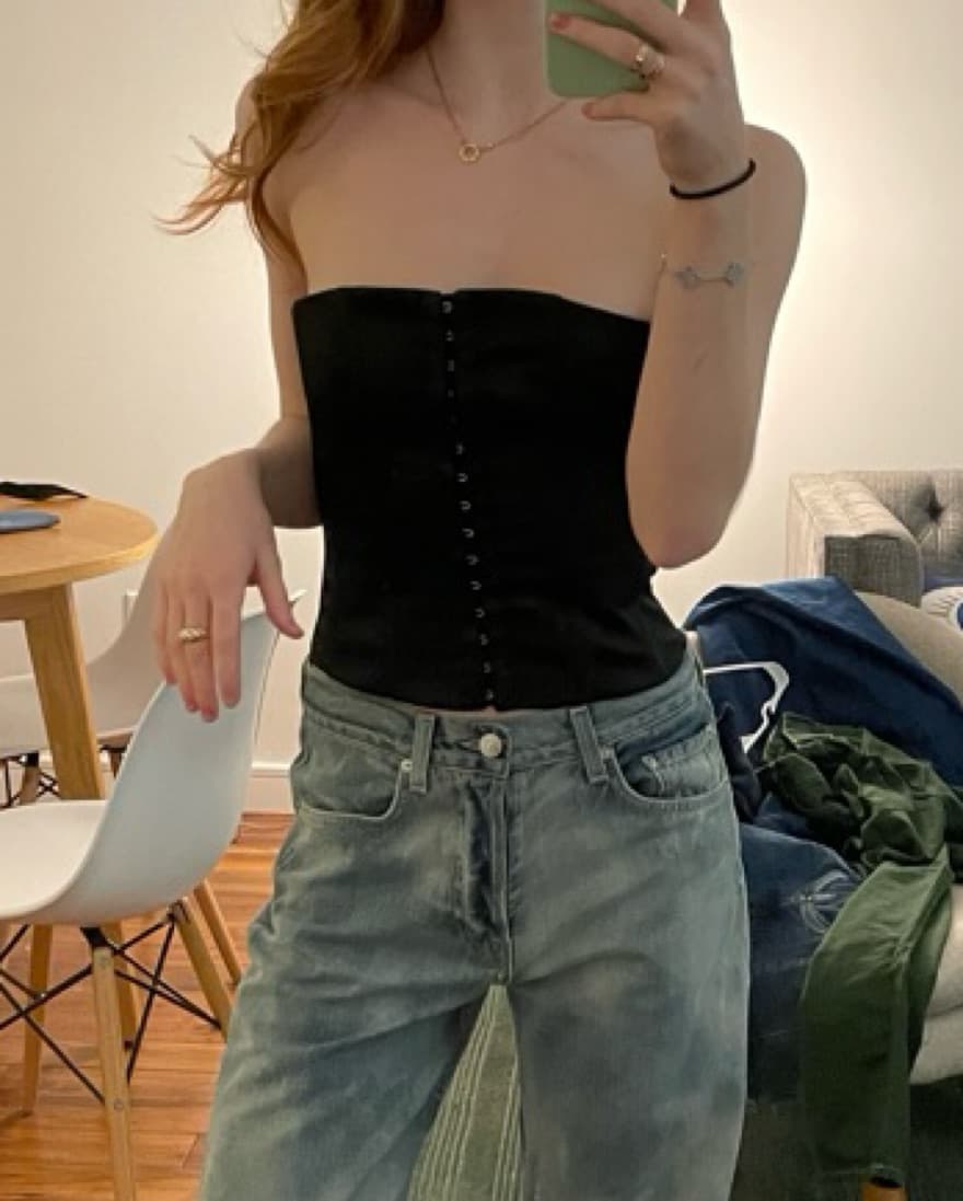 Danielle guizio Black Corset - Image 3