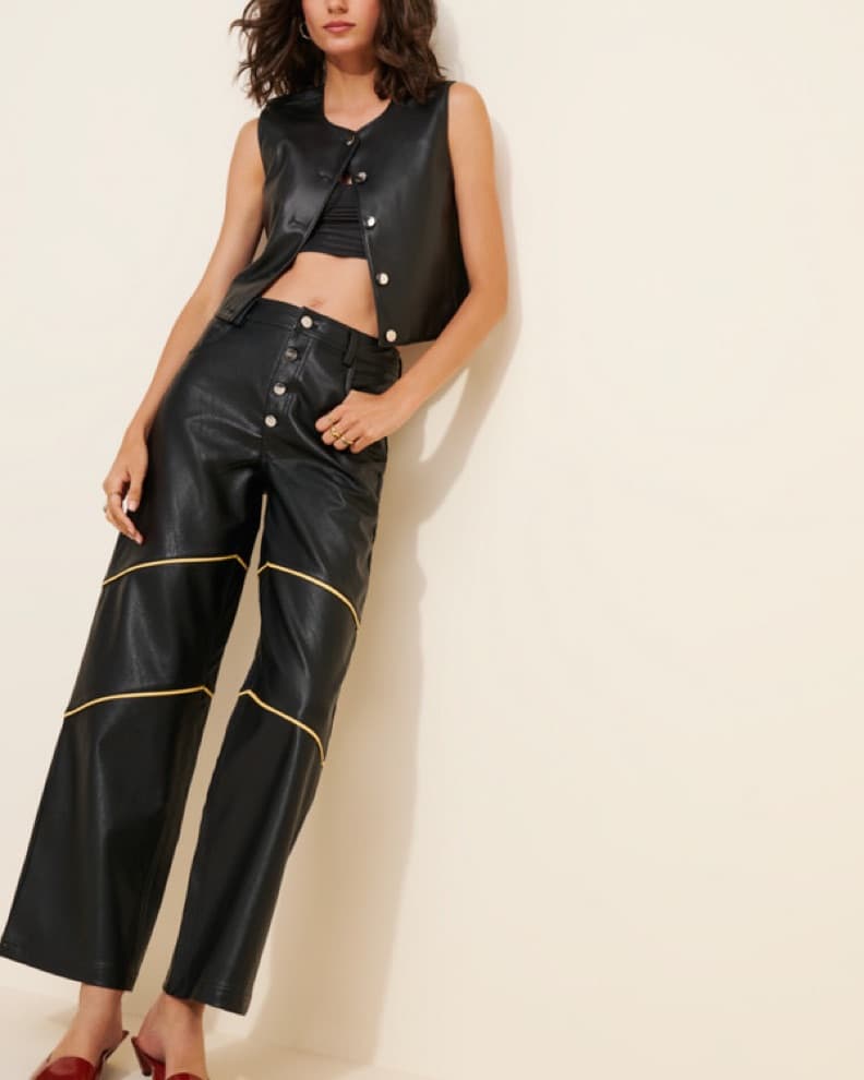 Hera Vegan Leather Pants - Résumé  - Image 2