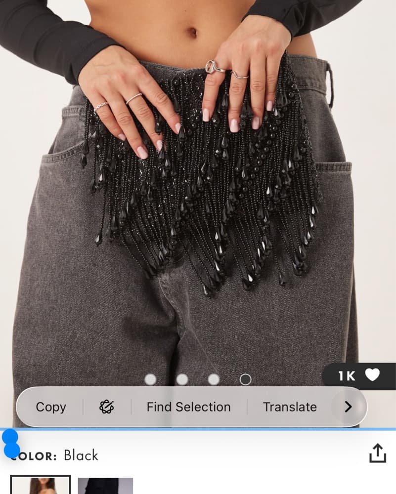 ASOS Black Droplet Clutch - Image 3