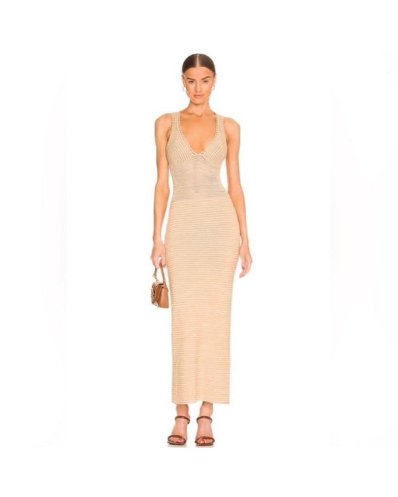 🍯 Ronny Kobo Knit Maxi Dress - Image 3