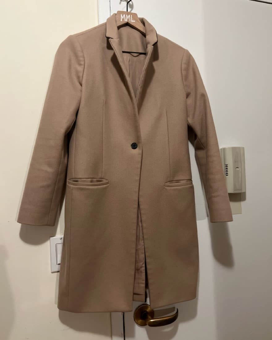 All Saints Wool Coat - Image 1