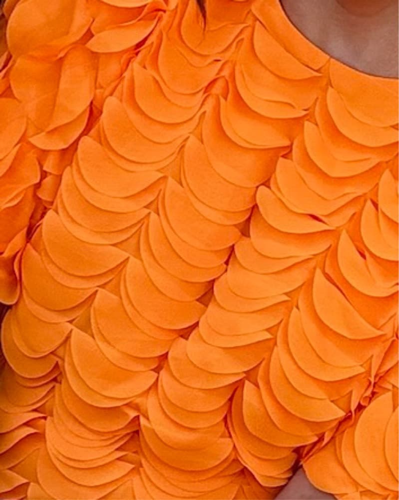 laser cut flutter sleeve gown - Image 4
