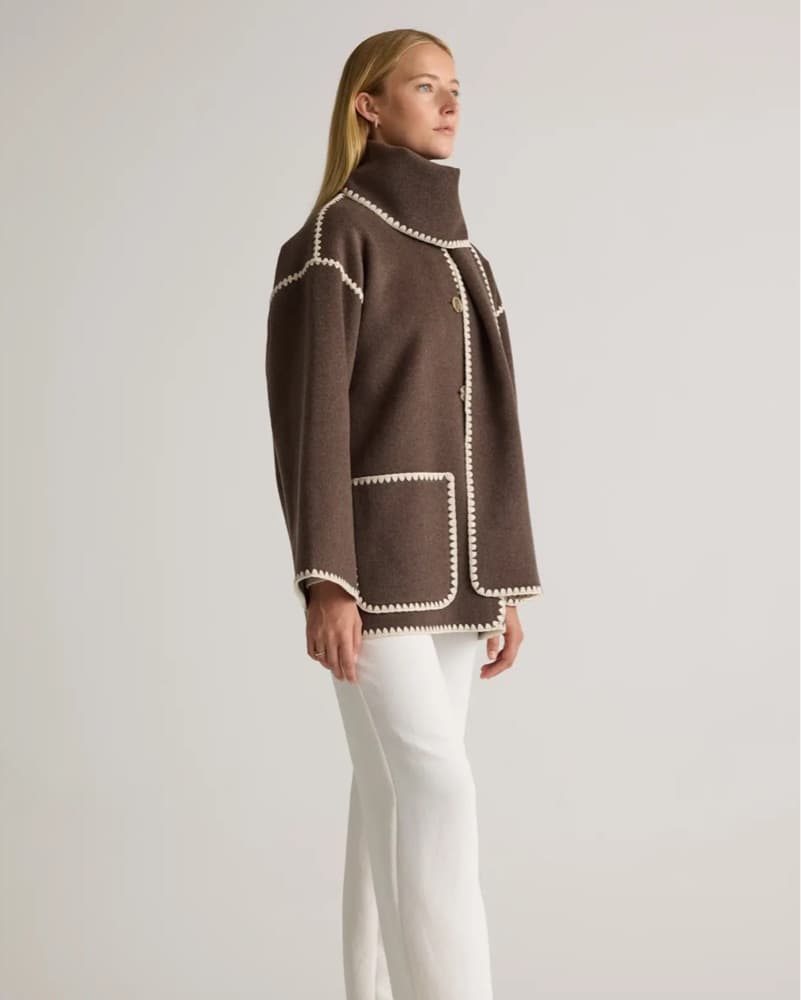 Quince Double-Faced Merino Wool Coat - Image 3