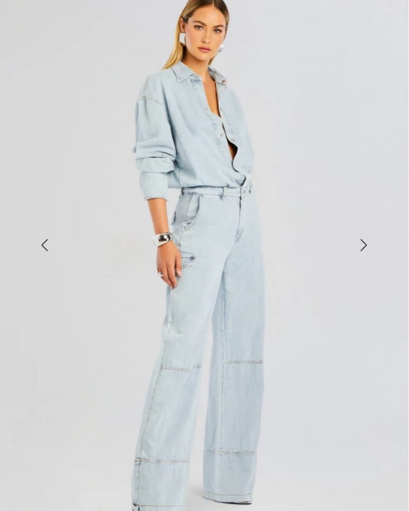 Retrofete Russo Denim Jumper - Image 2
