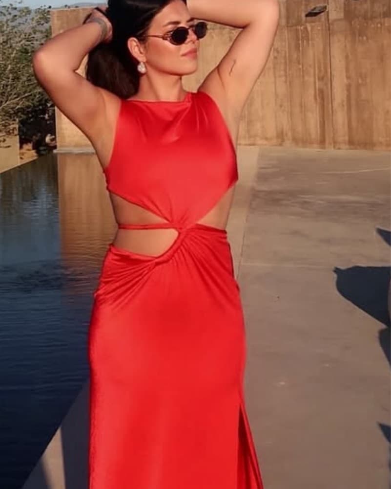 Long red dress BAOBAB - Image 1