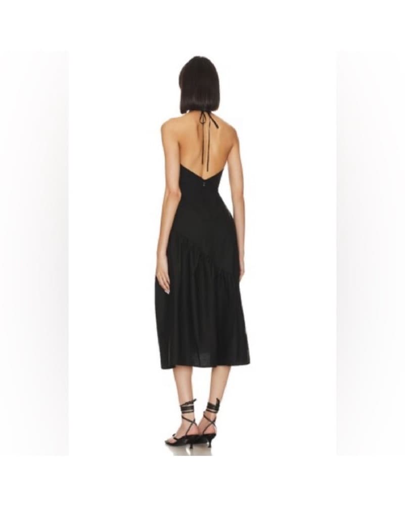black halter midi dress  - Image 3