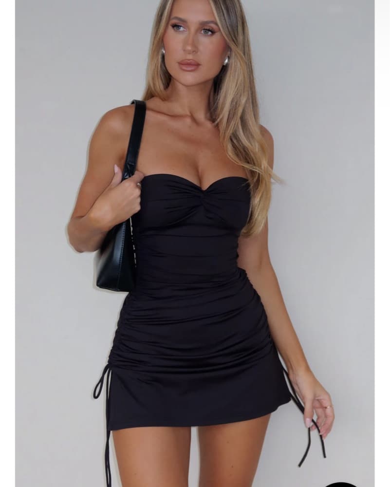 White Fox Eyes On The Prize Mini Dress - Image 3