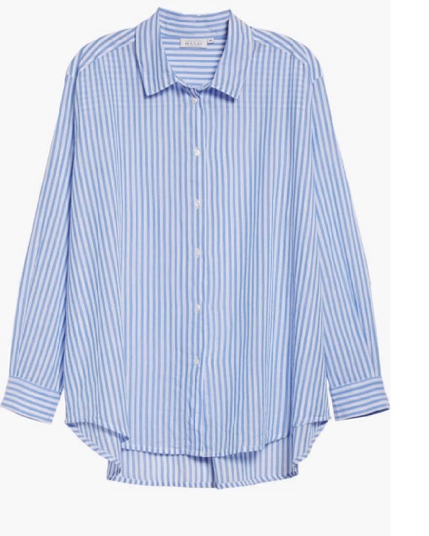 Masai Copenhagen Striped Button Up - Image 1