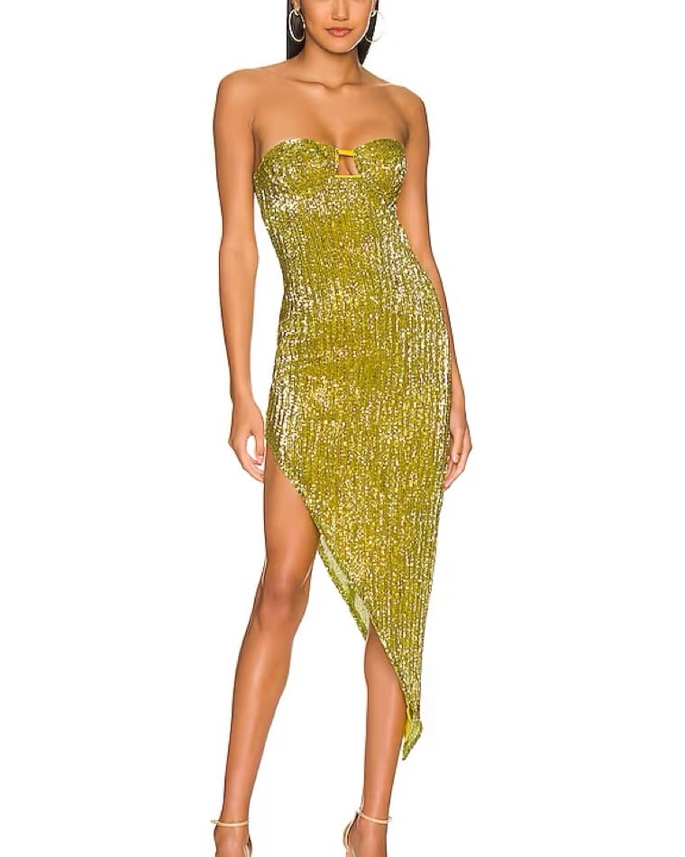 Mackenzie Midi Dress in Limoncello - Image 2