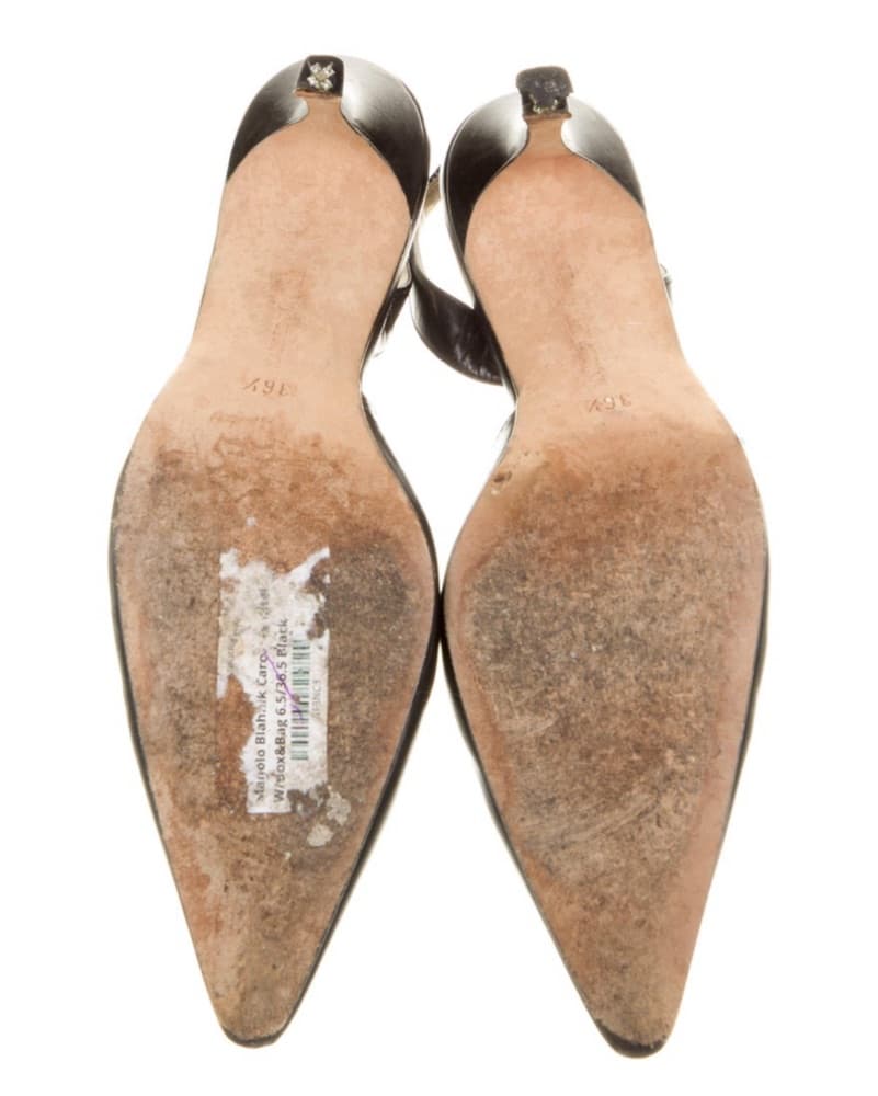 Manolo Blahnik Sleek Slingback Heels - Image 4