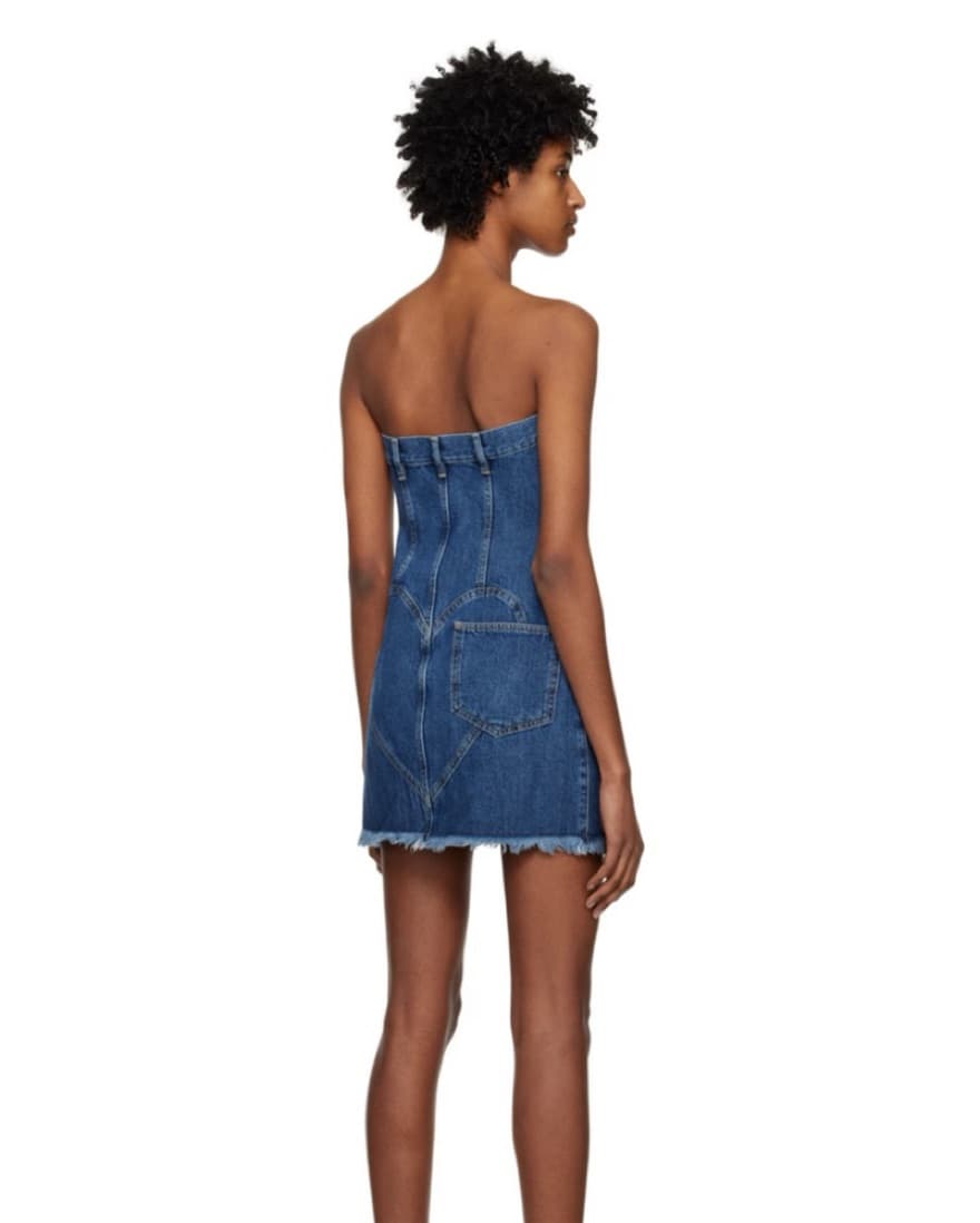 AREA Denim Mini Dress - Image 1