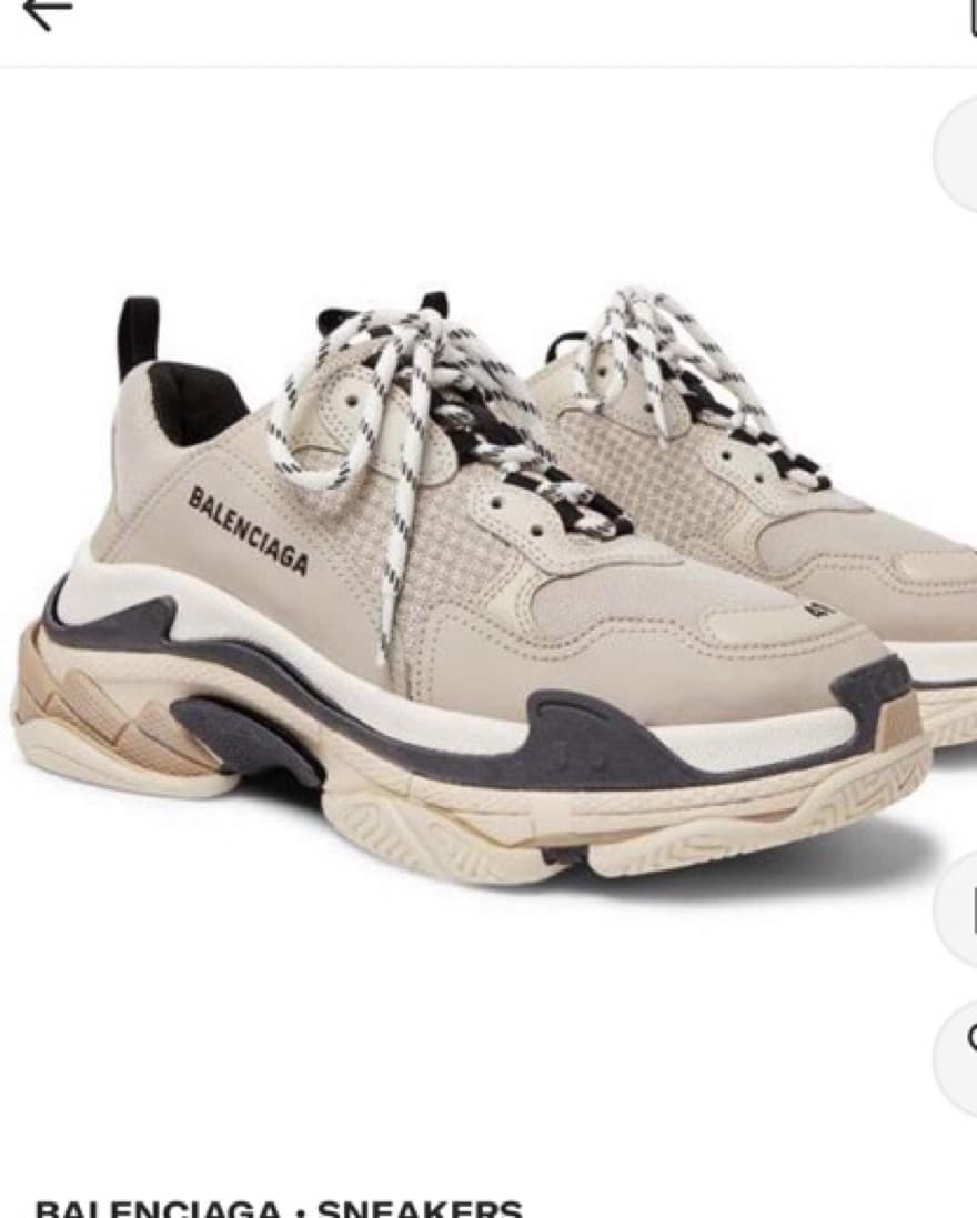 Balenciaga Triple S Neutral Womens Sneak - Image 1