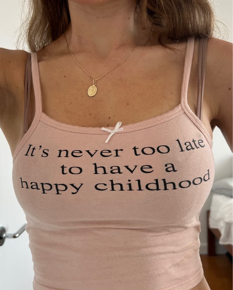Praying SSENSE Exclusive Pink Tank Top - Image 1