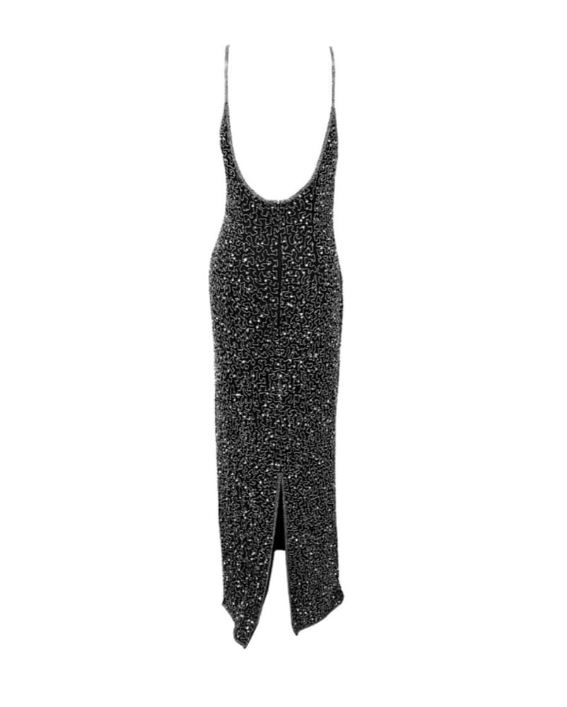 Vintage Laurence Kazar Beaded Dress - Image 2