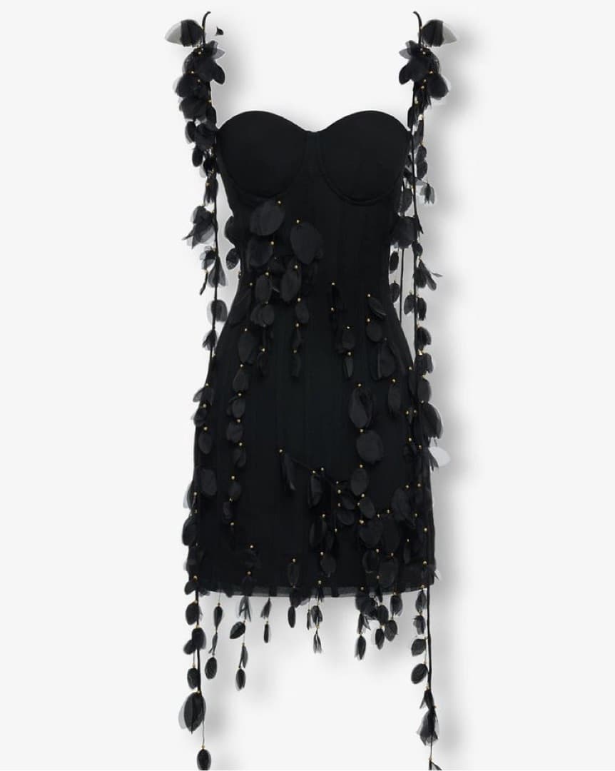 HEIRESS BLACK DRESS - Image 1