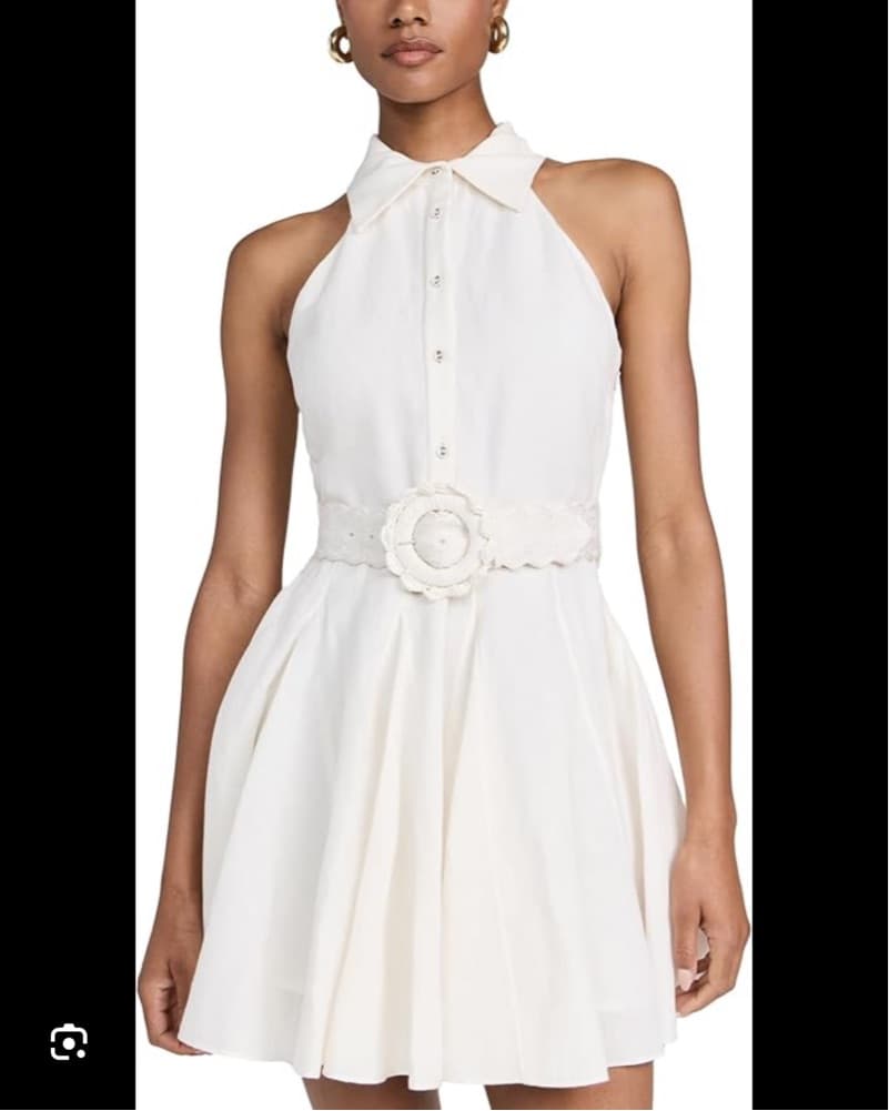 Hemant & Nandita Short Dress With Buckle - Image 2