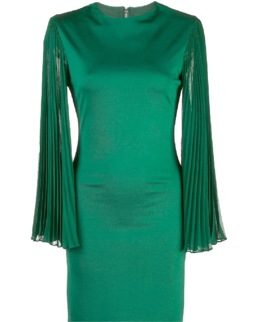Alice and Olivia Zaya Pleated Mini Dress - Image 2