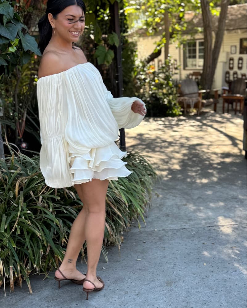 Bekk Elora Dress In White - Image 3