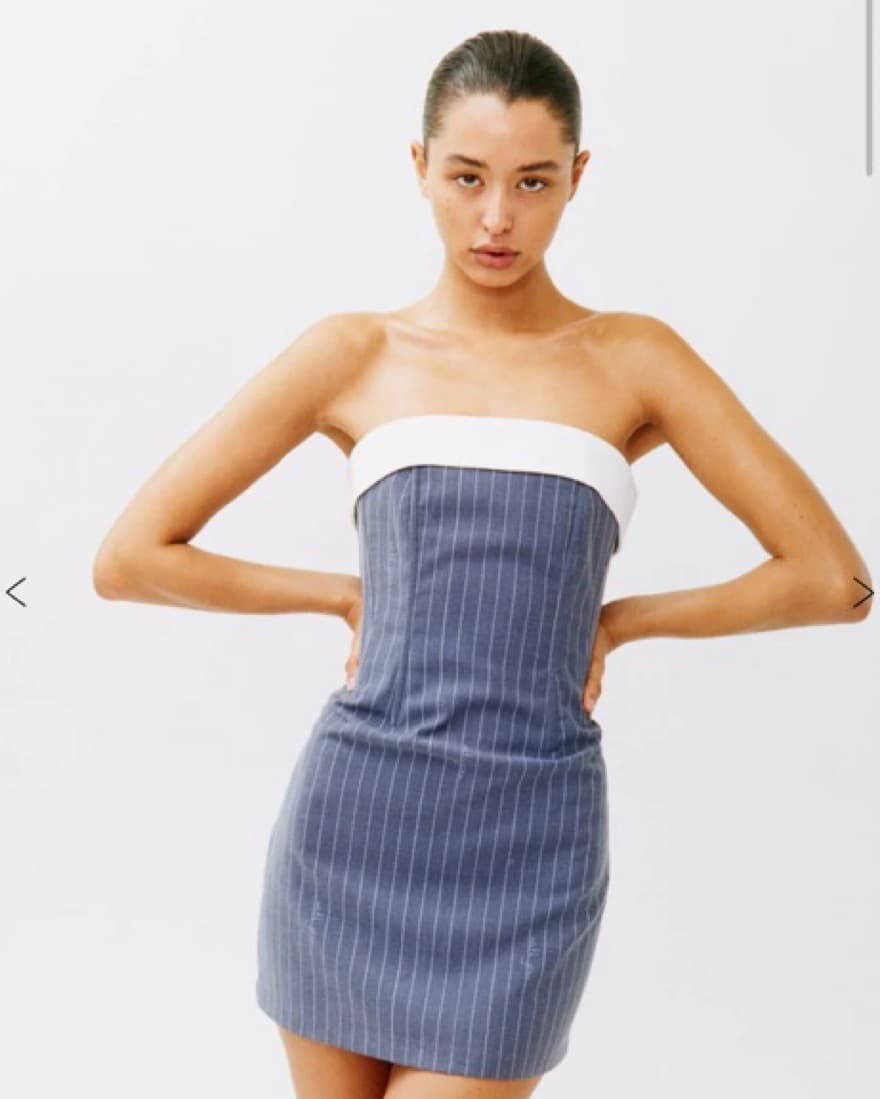 With Jean Chloe Corset Mini Dress - Image 2