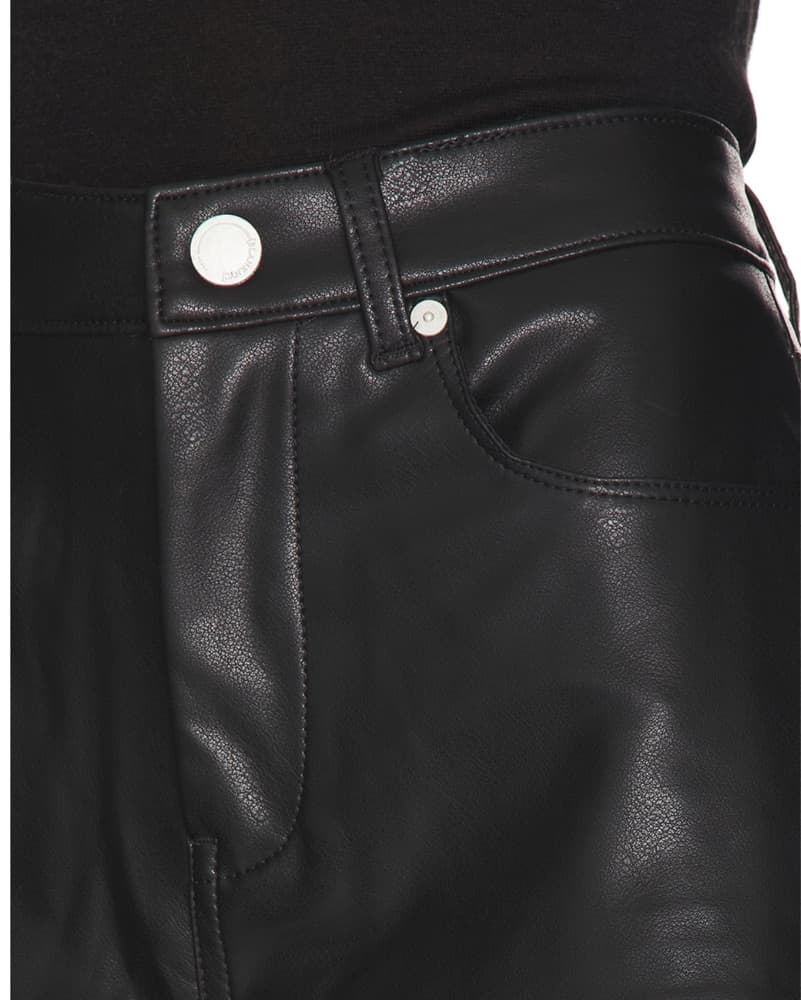 Faux Leather Hot Shorts - Image 4