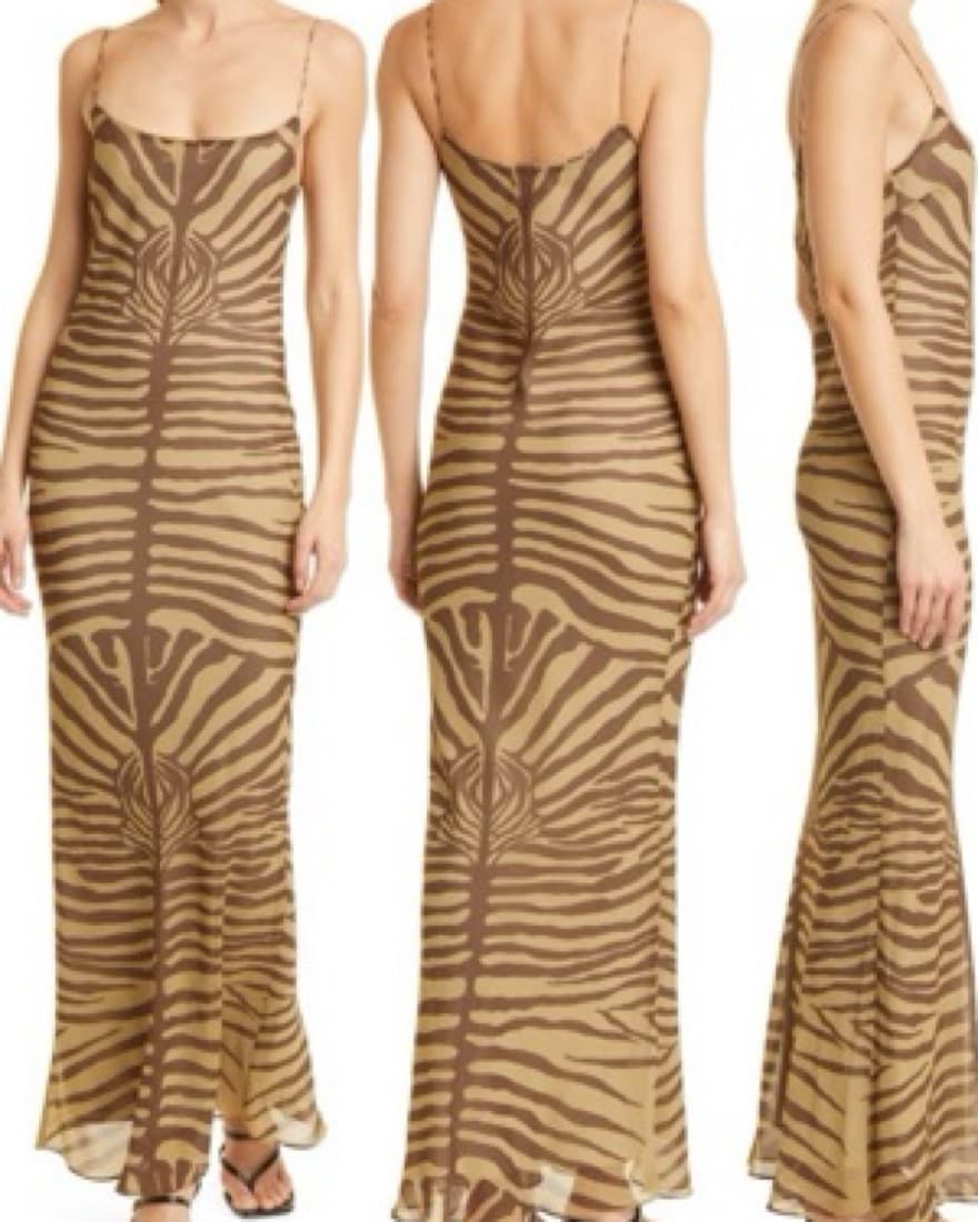 Ronny Kobo Zebra Dress - Image 2
