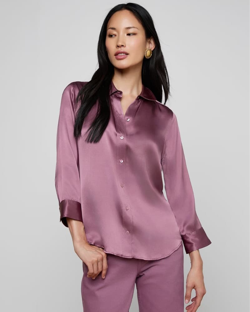 L’AGENCE Dani Silk Shirt  - Image 2