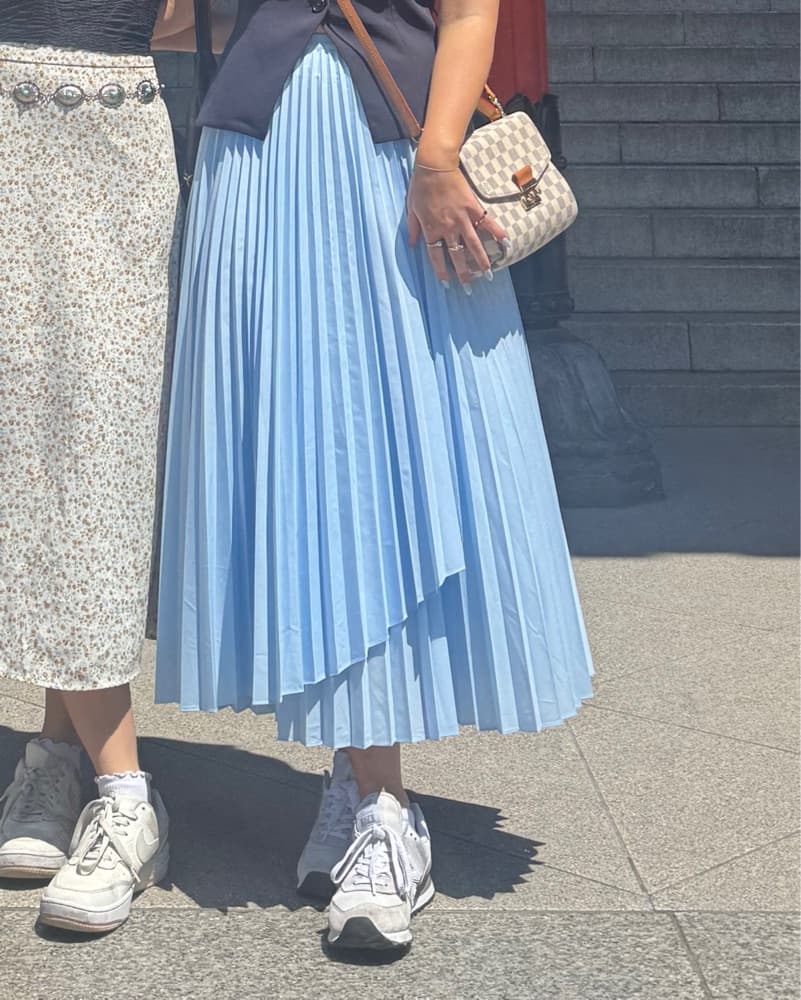 Aritzia Poplin Ladder skirt - Image 1
