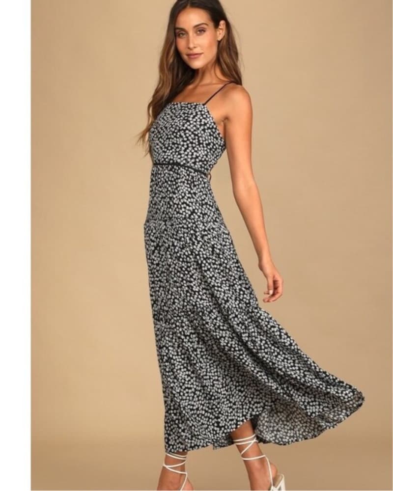 Floral Backless Dress - Image 4