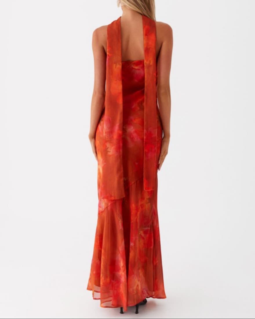 Peppermayo Maxi Dress with Scarf  - Image 3